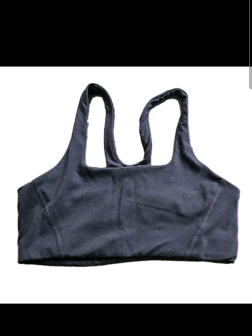FP Movement Never Better Square Neck Sports Bra Black Size Medium M Free People